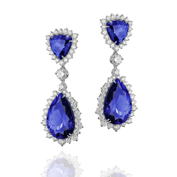 Gemstone Drop Earrings